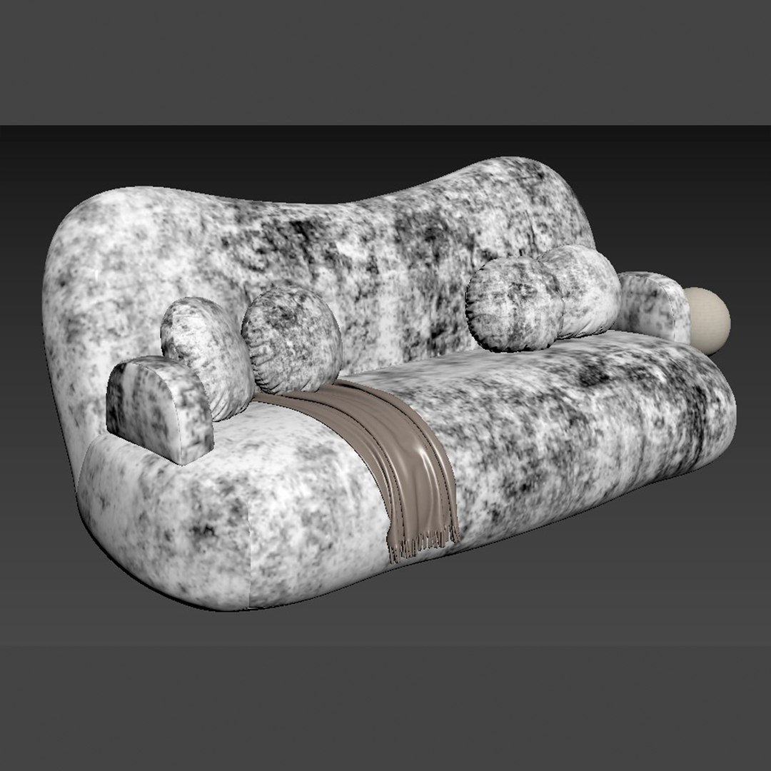 Mattia Bonetti Sofa 3D Model - TurboSquid 2112291