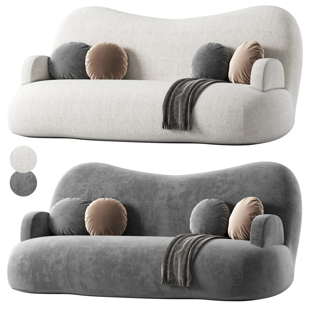Mattia Bonetti Sofa 3D Model - TurboSquid 2112291