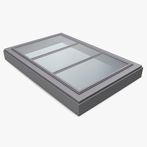 Triple Glass Skylight Window 3D model