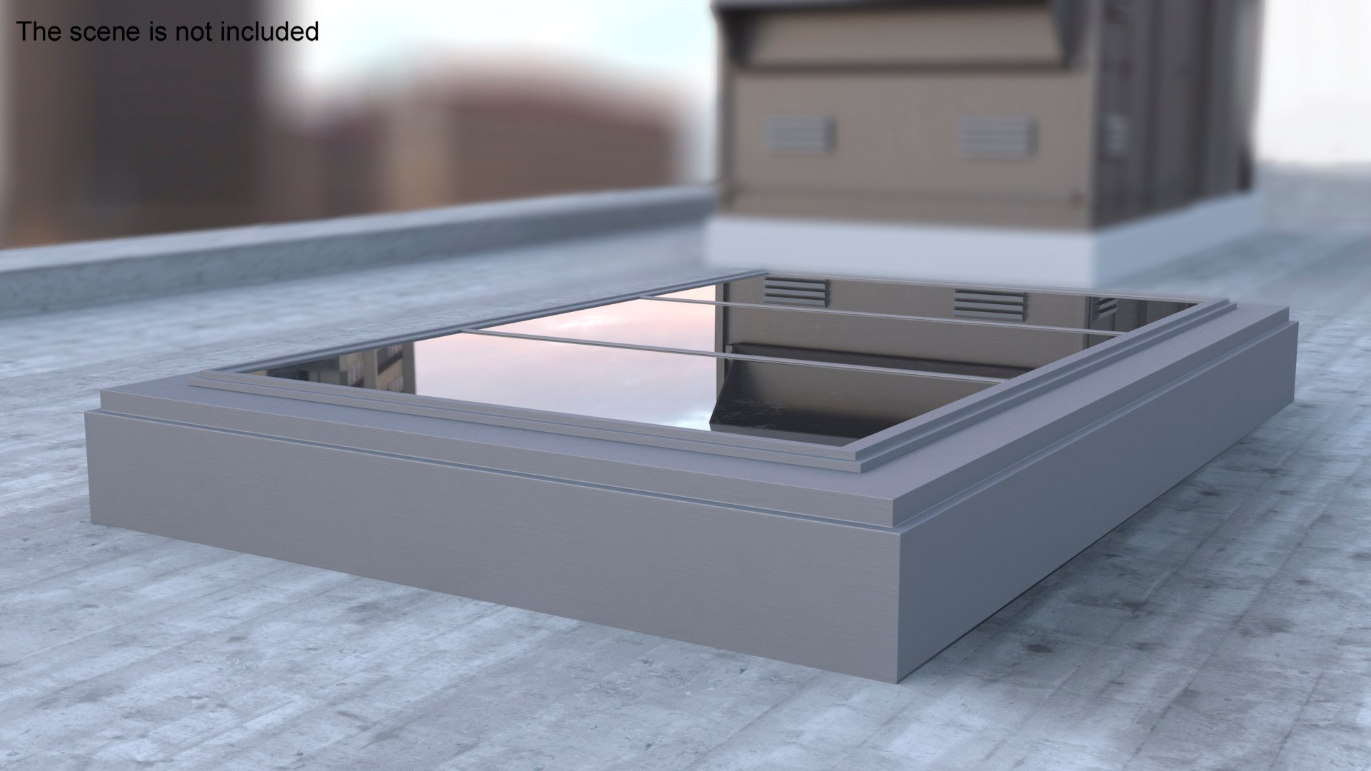 Triple Glass Skylight Window 3D Model - TurboSquid 2191749