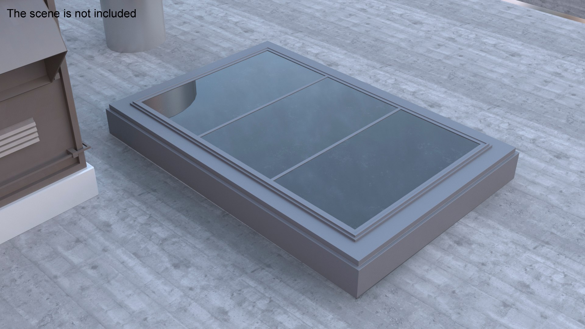 Triple Glass Skylight Window 3D Model - TurboSquid 2191749