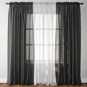 3d max curtain