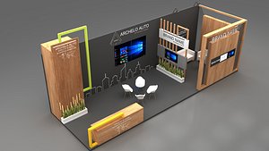 3D Exhibition Stall 3D model