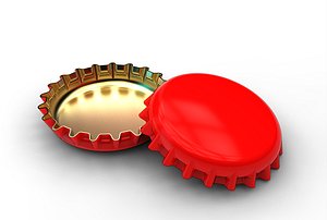 Iron bottle cap