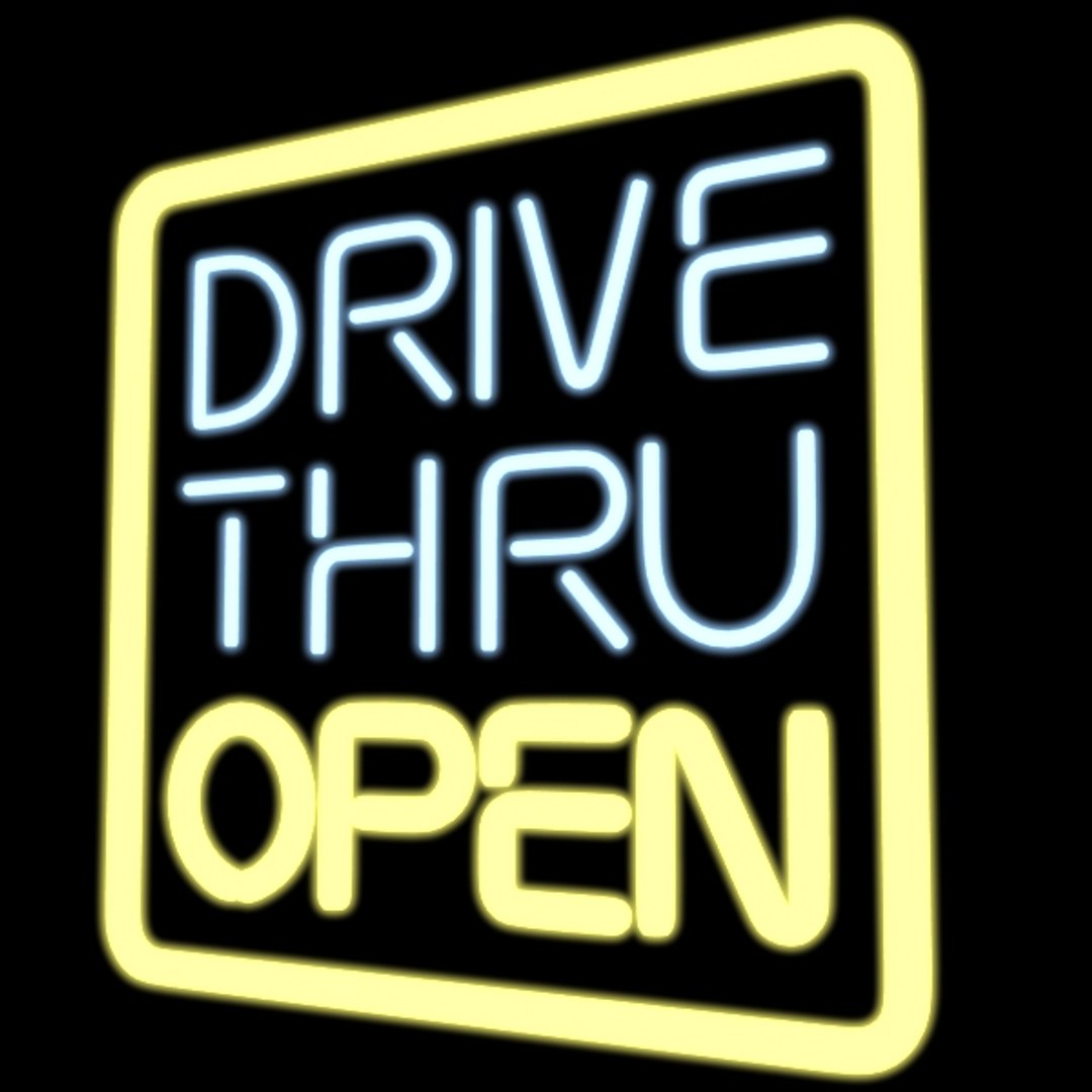 Drive Neon Sign 3d Lwo