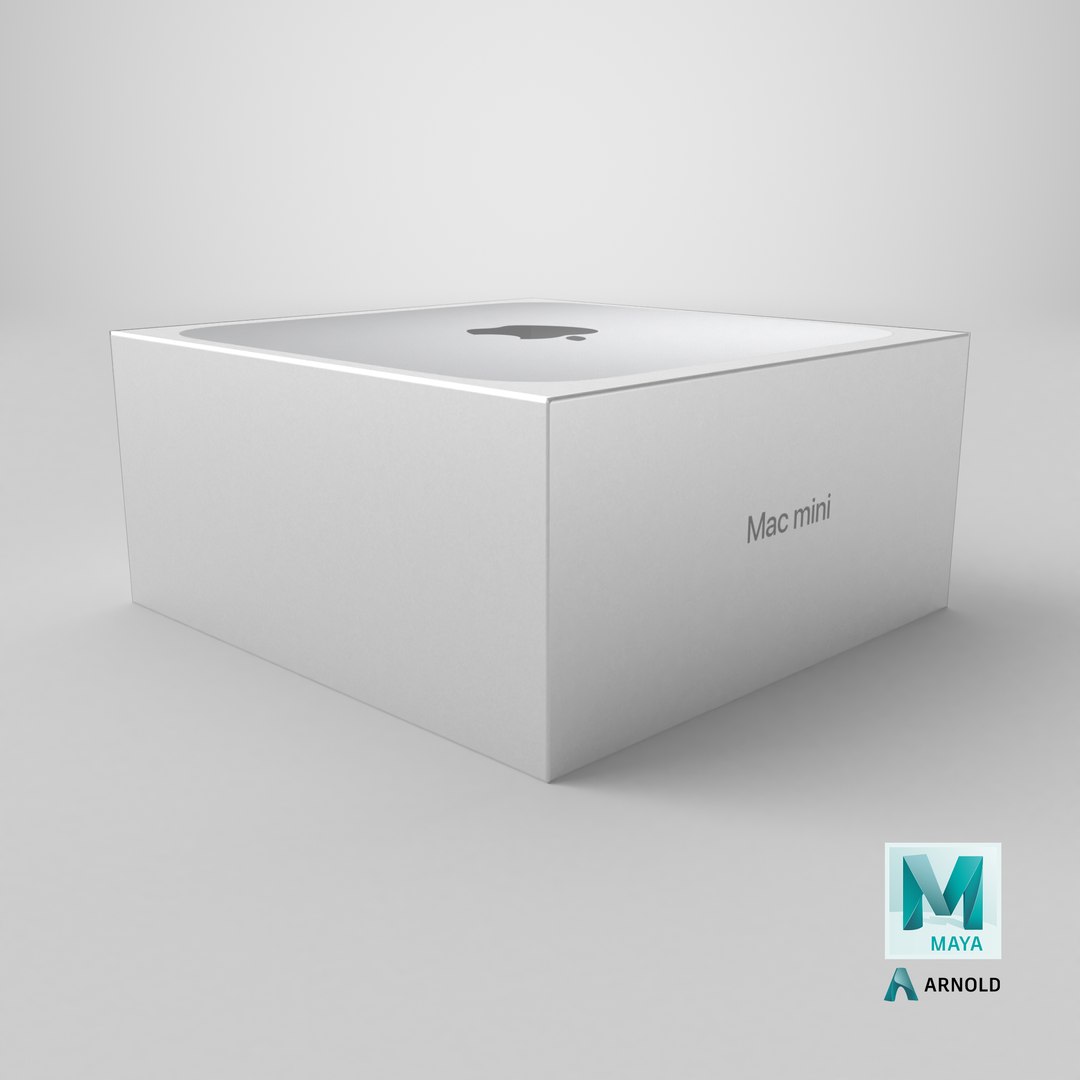 Apple Mac Mini Packaging Box model https://p.turbosquid.com/ts-thumb/BM/VHD8wx/Ej/stemcell_maya_arnold_render/png/1715668952/1920x1080/fit_q87/fc31b2ad6776eb635a25f5eb366453e607da4a80/stemcell_maya_arnold_render.jpg