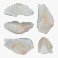 Milky Quartz Raw Scan
