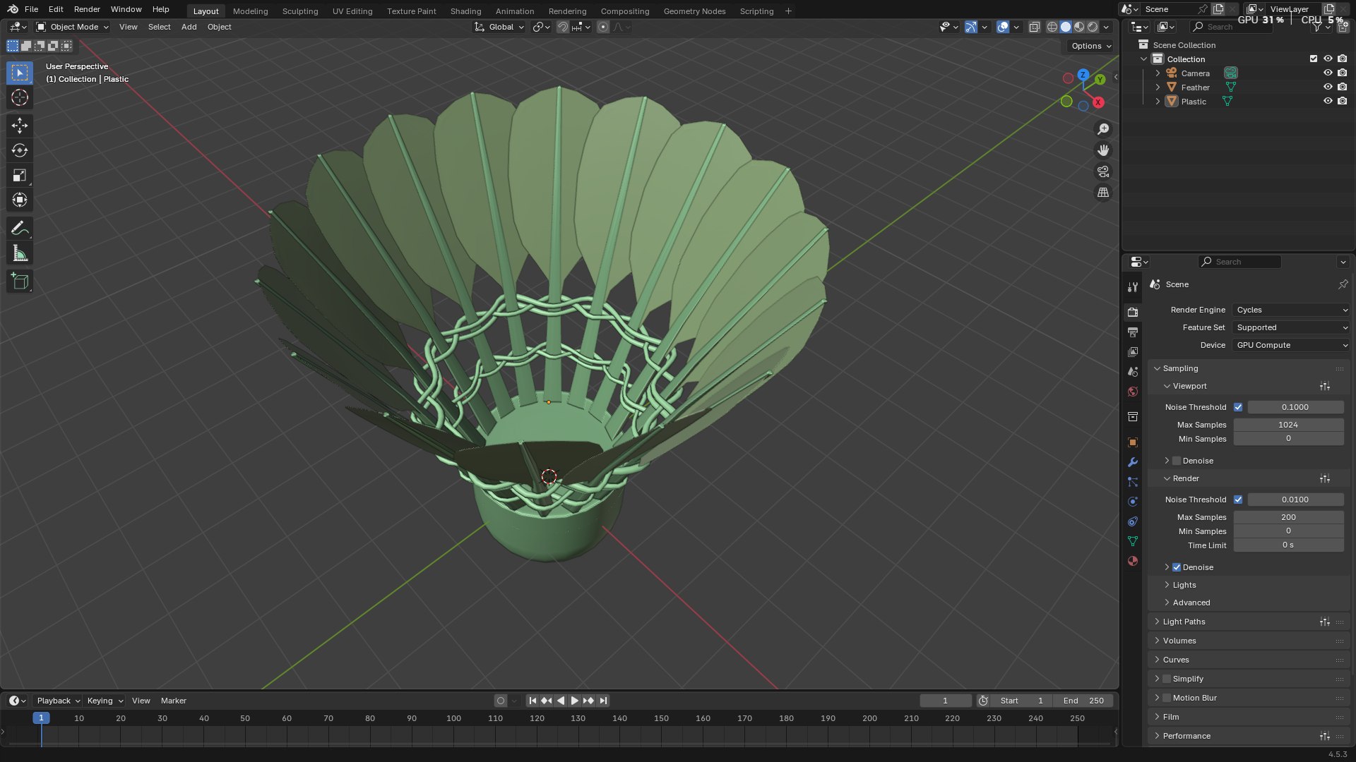 3D Shuttlecock Badminton https://p.turbosquid.com/ts-thumb/BM/bA2PJT/M5/screenshot20251004163317/png/1759574043/1920x1080/fit_q87/9abeac593695dbc813a1e10e6bf6ff8040576c45/screenshot20251004163317.jpg