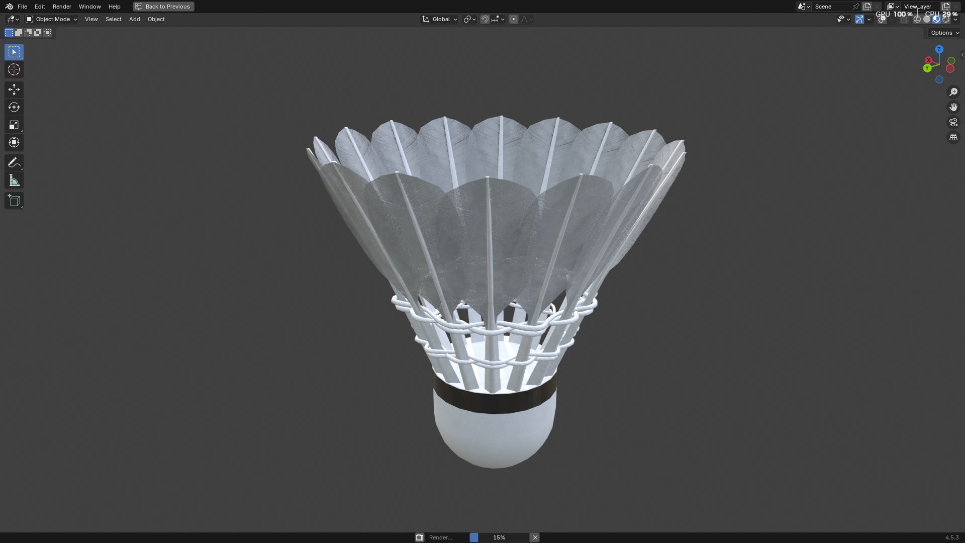3D Shuttlecock Badminton https://p.turbosquid.com/ts-thumb/BM/bA2PJT/iK/screenshot20251004162029/png/1759573378/1920x1080/fit_q87/5ca726c9e32303950692b5da148229b067af1315/screenshot20251004162029.jpg