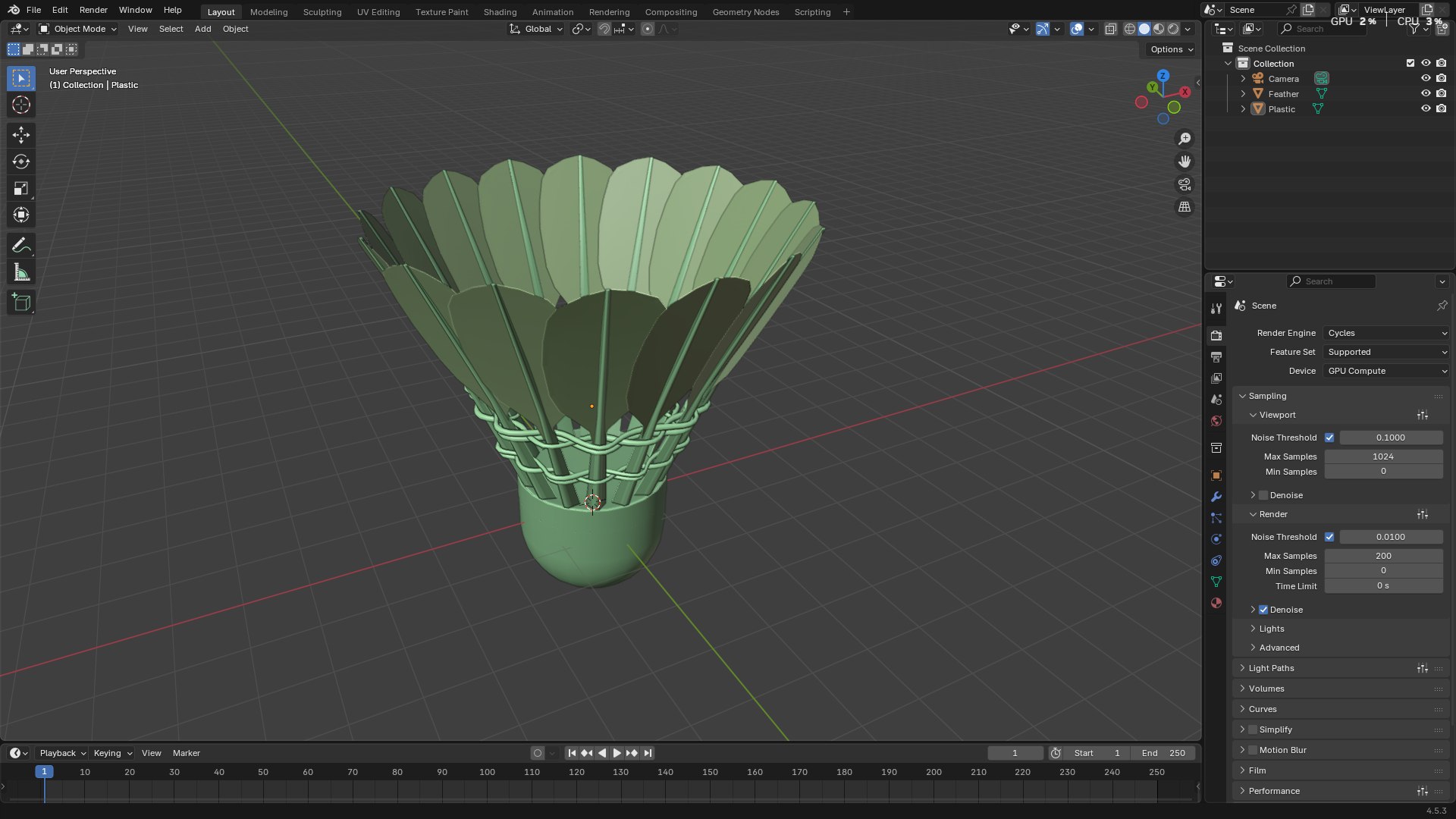 3D Shuttlecock Badminton https://p.turbosquid.com/ts-thumb/BM/bA2PJT/l3/screenshot20251004163306/png/1759574050/1920x1080/fit_q87/1717af1d18a4515a6c0d99bca558722433d6faf8/screenshot20251004163306.jpg