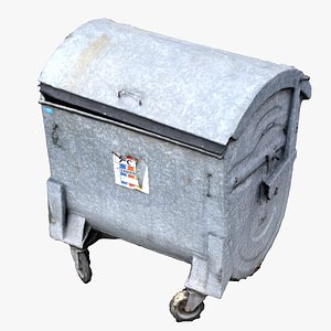 3d model of refuse bin scan