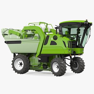 Grape Harvester Rigged