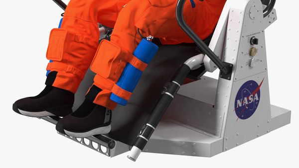 modelo 3d Astronauta de la NASA en una silla de entrenamiento ...