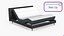 Smart Electric Bed Black Rigged