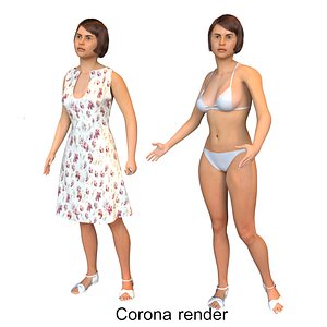 3D model real cloths animation