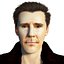 Modelo 3D de Benedict Cumberbatch, pronto para animação.