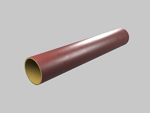 SML cast iron pipes and fittings 3D model