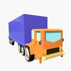 3D Vehicle Carrier Truck