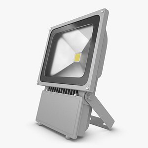 3d model flood light