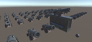 3D games cannons platform