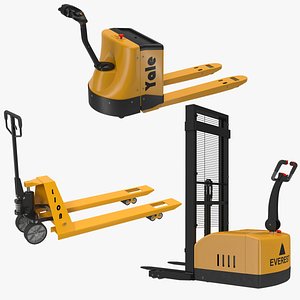 Pallet Jacks 3D Models Collection