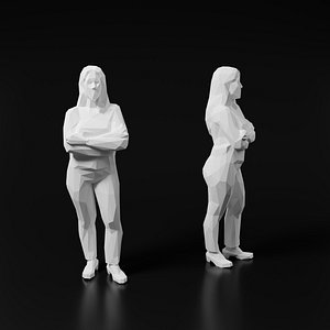 Lowpoly Person 3 model