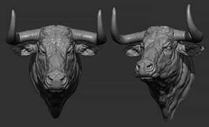 Bull head 3D