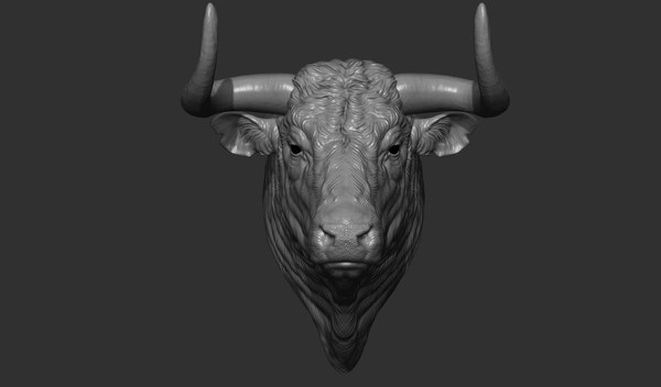 Bull head 3D - TurboSquid 1808625