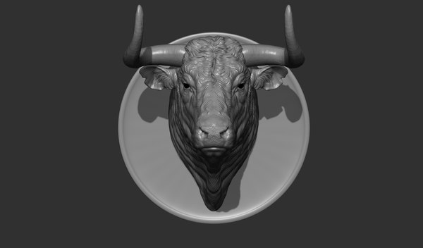 Bull head 3D - TurboSquid 1808625