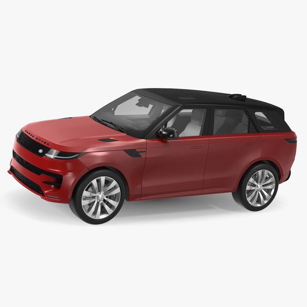 modèle 3D de Range Rover Sport 2023 Rouge gréé pour Maya - TurboSquid ...