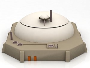 mos eisley architecture sci-fi building 3D model