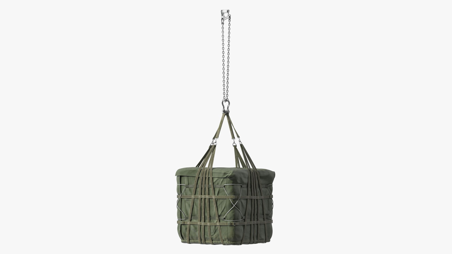 Heavy Duty Aerial Delivery Cargo Bag Hanging 3D model preview