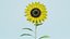 Girasol en Florero