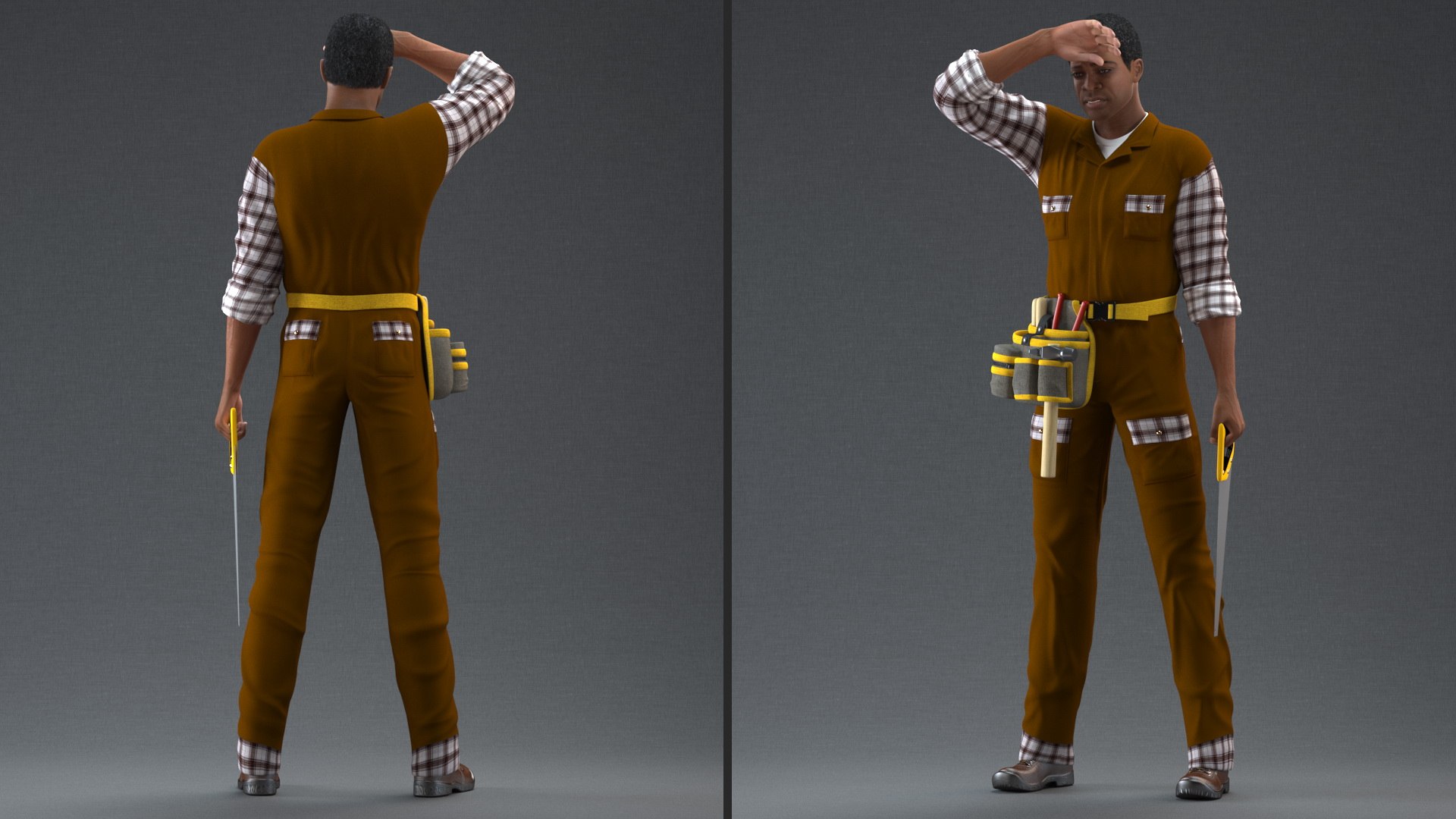 afro american woodworker rigged 3D https://p.turbosquid.com/ts-thumb/BN/Pnsqwf/CCXyvmxh/afroamericanwoodworkerriggedc4dmodel011/jpg/1609698654/1920x1080/fit_q87/6719ed2bb76975714e3c034263457e1671a874eb/afroamericanwoodworkerriggedc4dmodel011.jpg