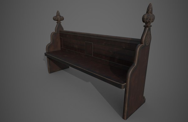 Bench model - TurboSquid 1627041