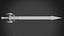 sword weapon 3D model