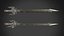 sword weapon 3D model