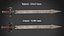sword weapon 3D model