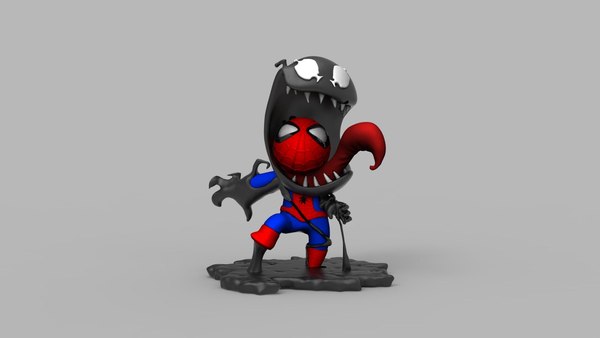 spider venom printing chibi 3D
