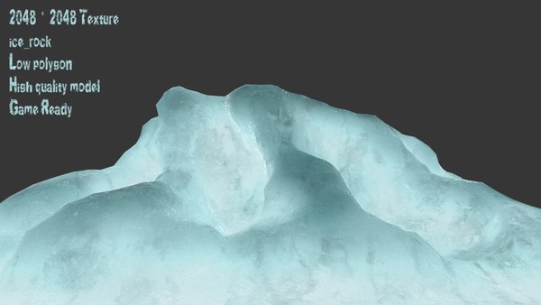 ice snow 3D model