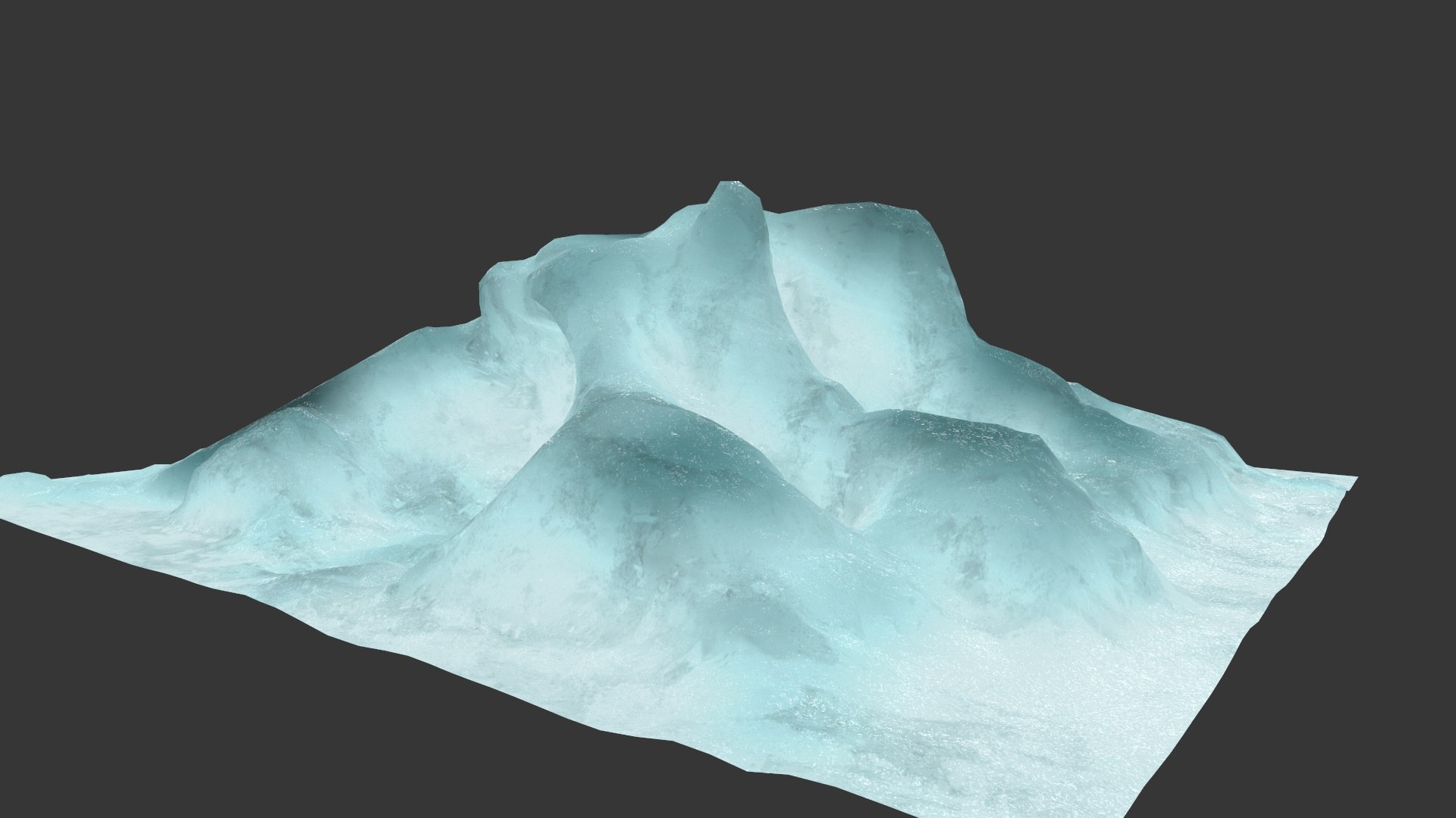 Ice snow 3D model - TurboSquid 1161332
