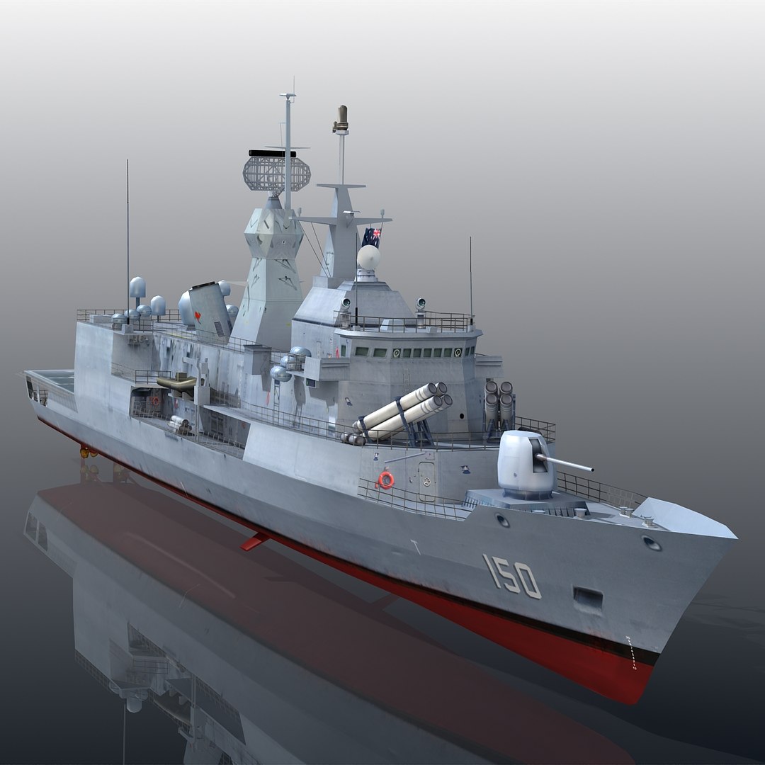 アンザック級フリゲート艦HMAS Anzac FFH 1503Dモデル