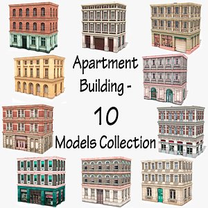 - apartment building 3D