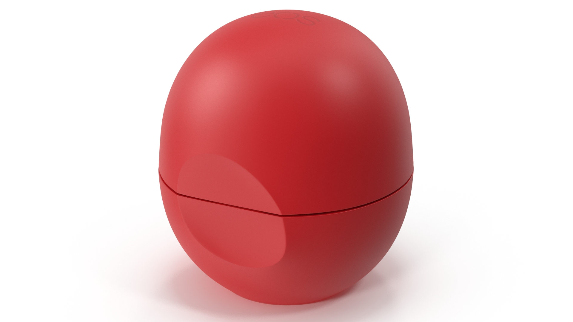 EOS Lip Sphere Red Closed 3D - TurboSquid