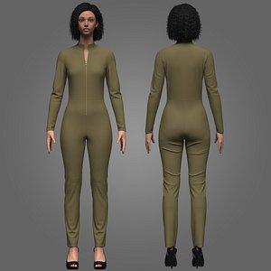 Female Sci-Fi Jumpsuit