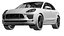 2019 Porsche Macan Turbo 3D Model  The Sports Car of SUVs