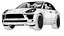 2019 Porsche Macan Turbo 3D Model  The Sports Car of SUVs