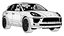 2019 Porsche Macan Turbo 3D Model  The Sports Car of SUVs