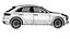 2019 Porsche Macan Turbo 3D Model  The Sports Car of SUVs