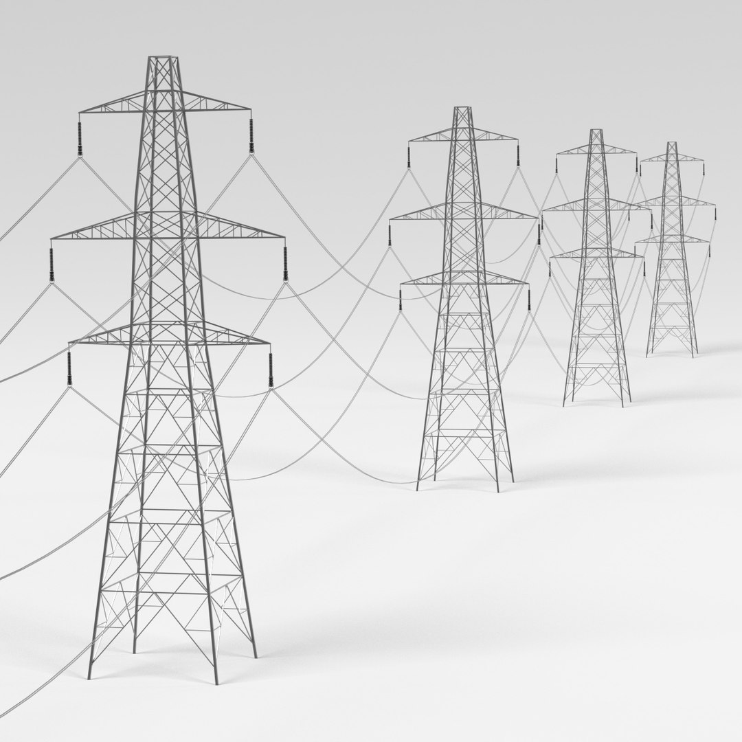 3d Model Electric Line